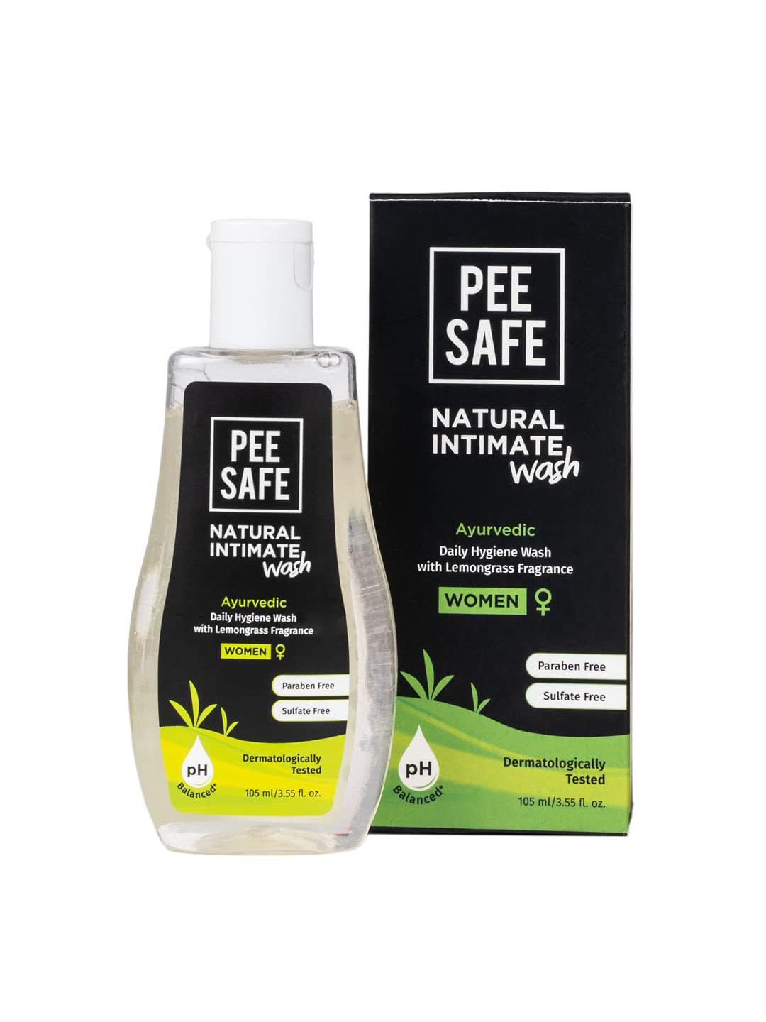 PEESAFE Intimate Wash For Women With Aloevera to Fight Odour, Itching & Irritation-105ml