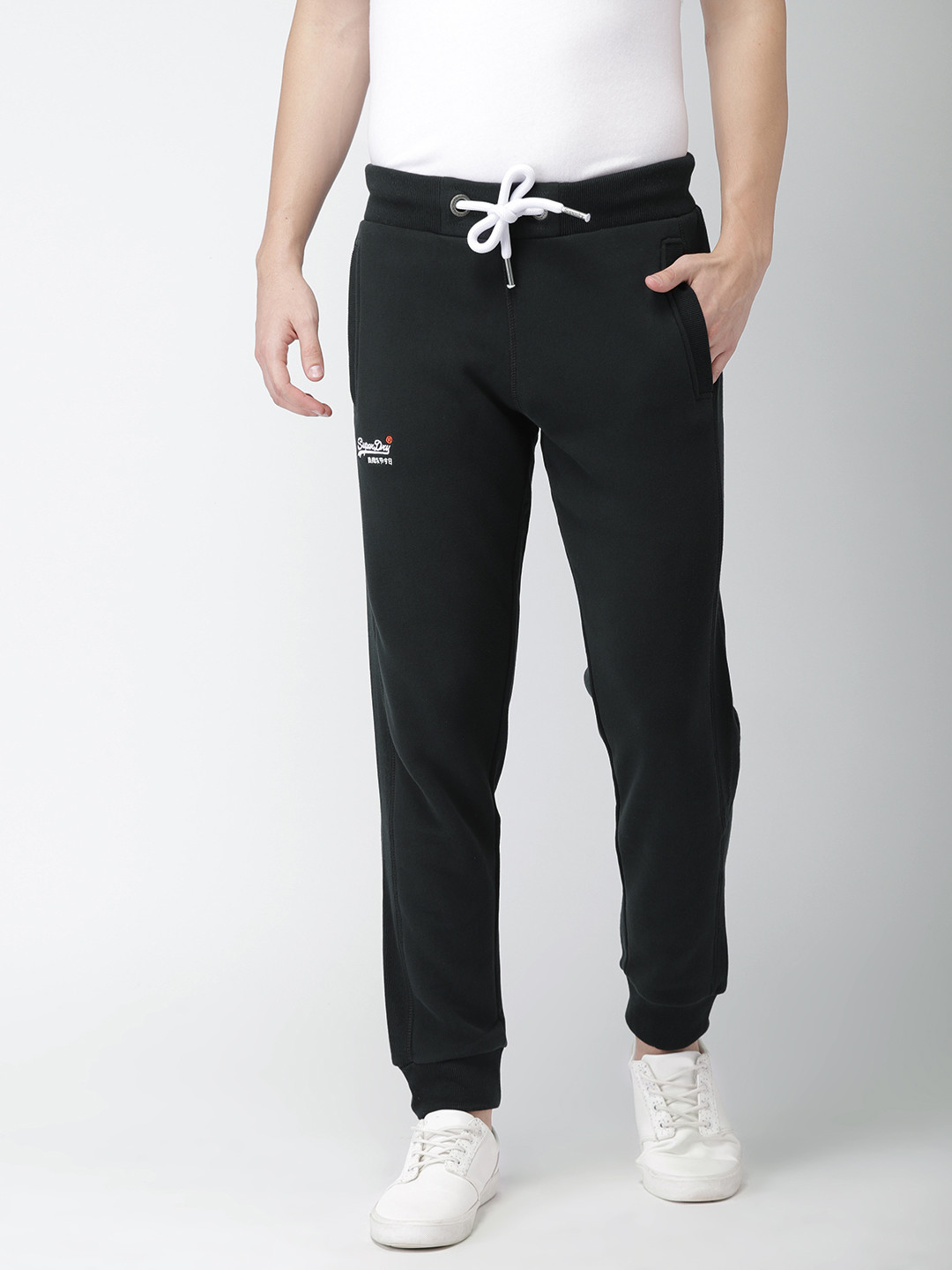 Myntra Superdry Slim Fit Joggers Mens Superdry Jogging Pants Cheap