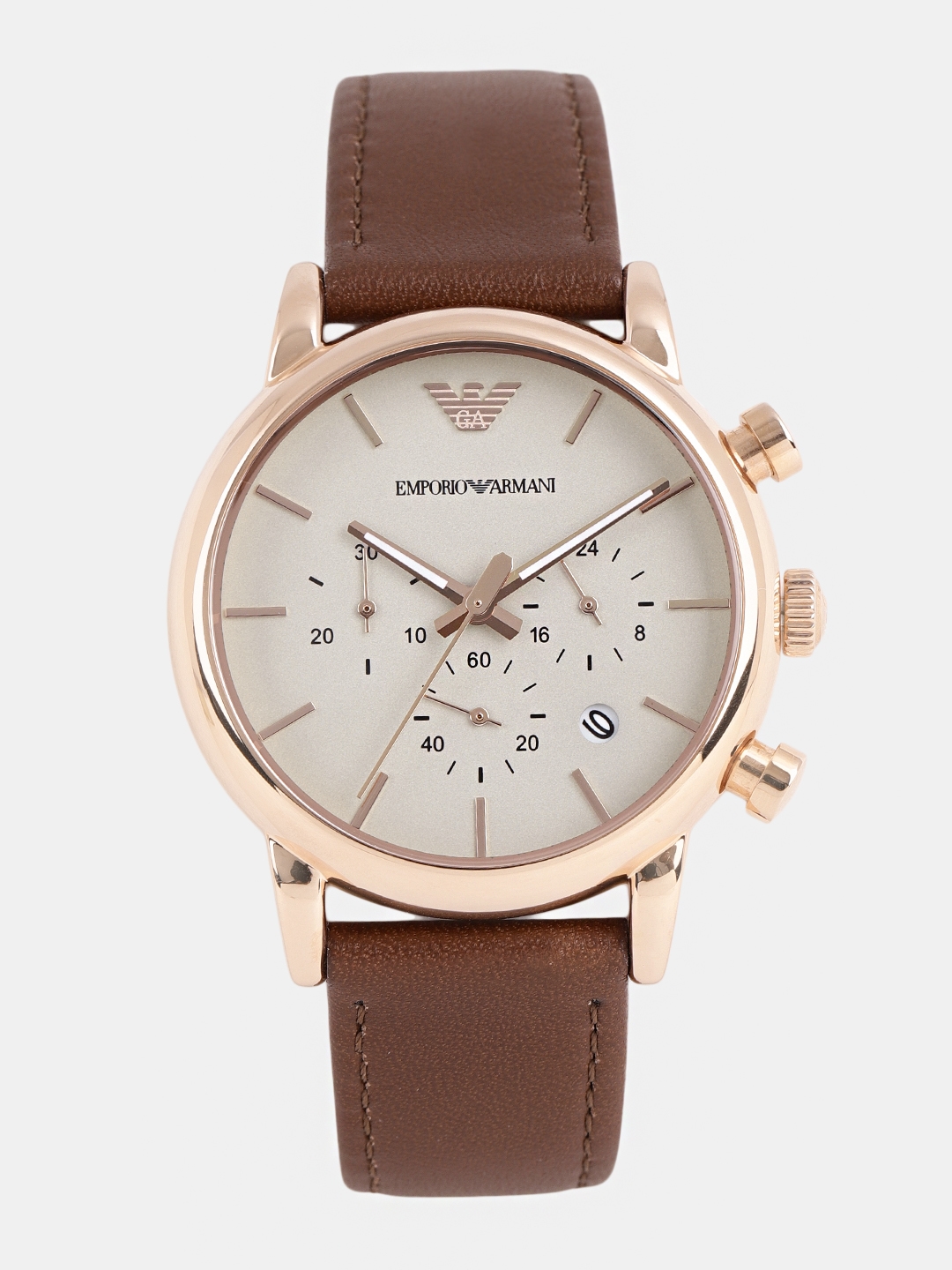 Buy Emporio Armani LUIGI Men Grey Analogue Watch AR2074 - Watches for Men  6972904 | Myntra
