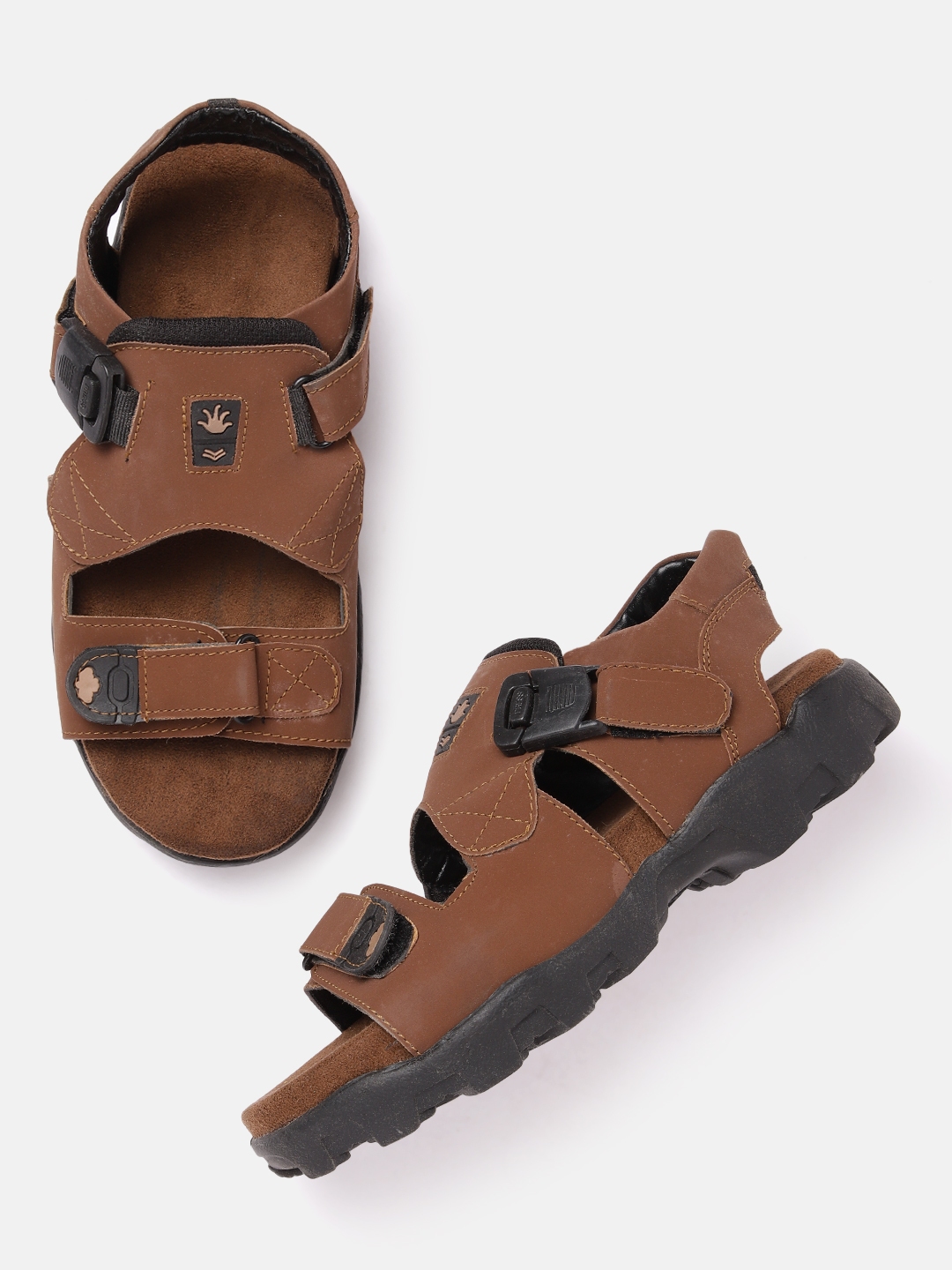 Woodland Pro Planet Men Leather Comfort Sandals