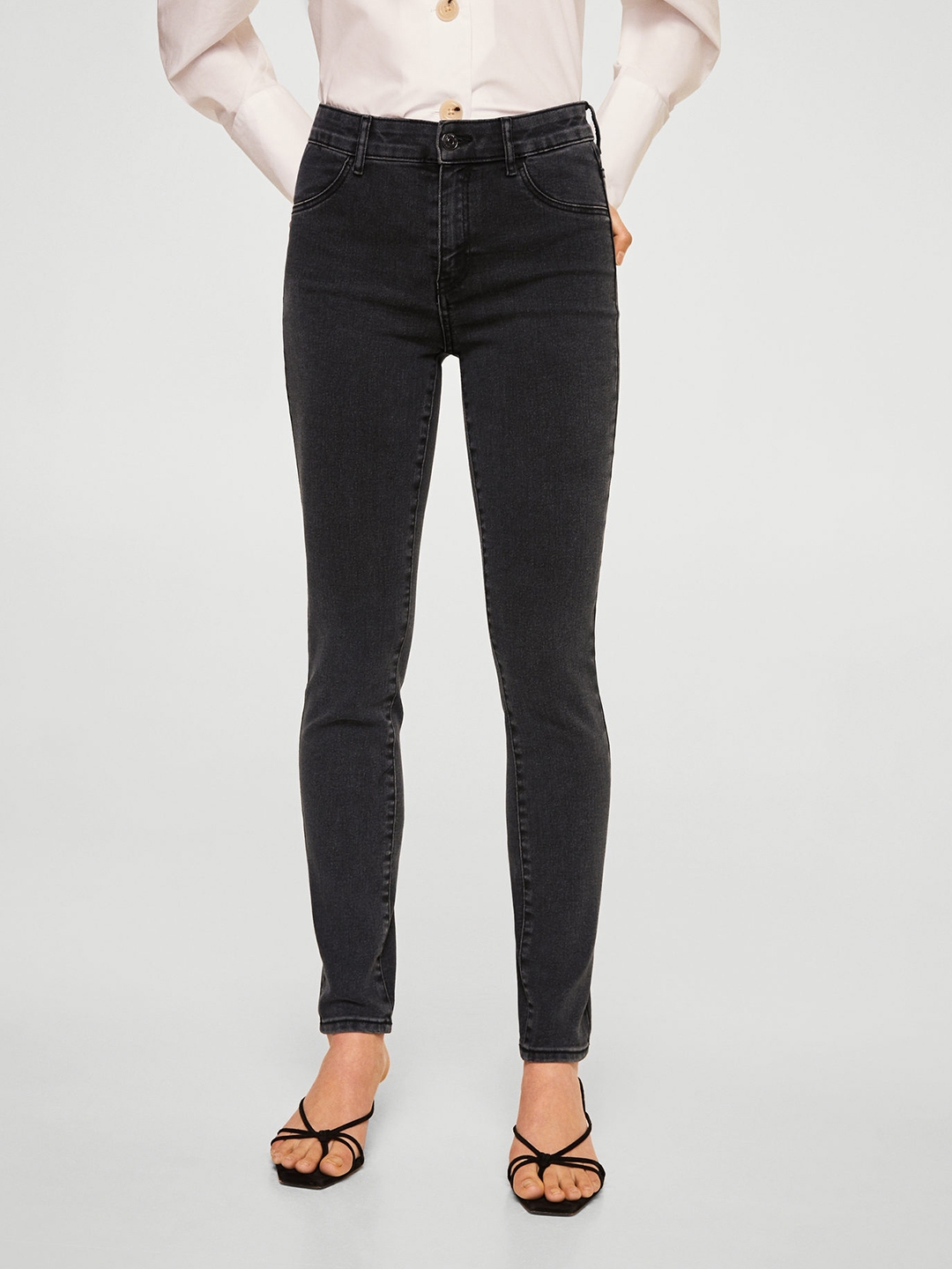 charcoal grey skinny jeans