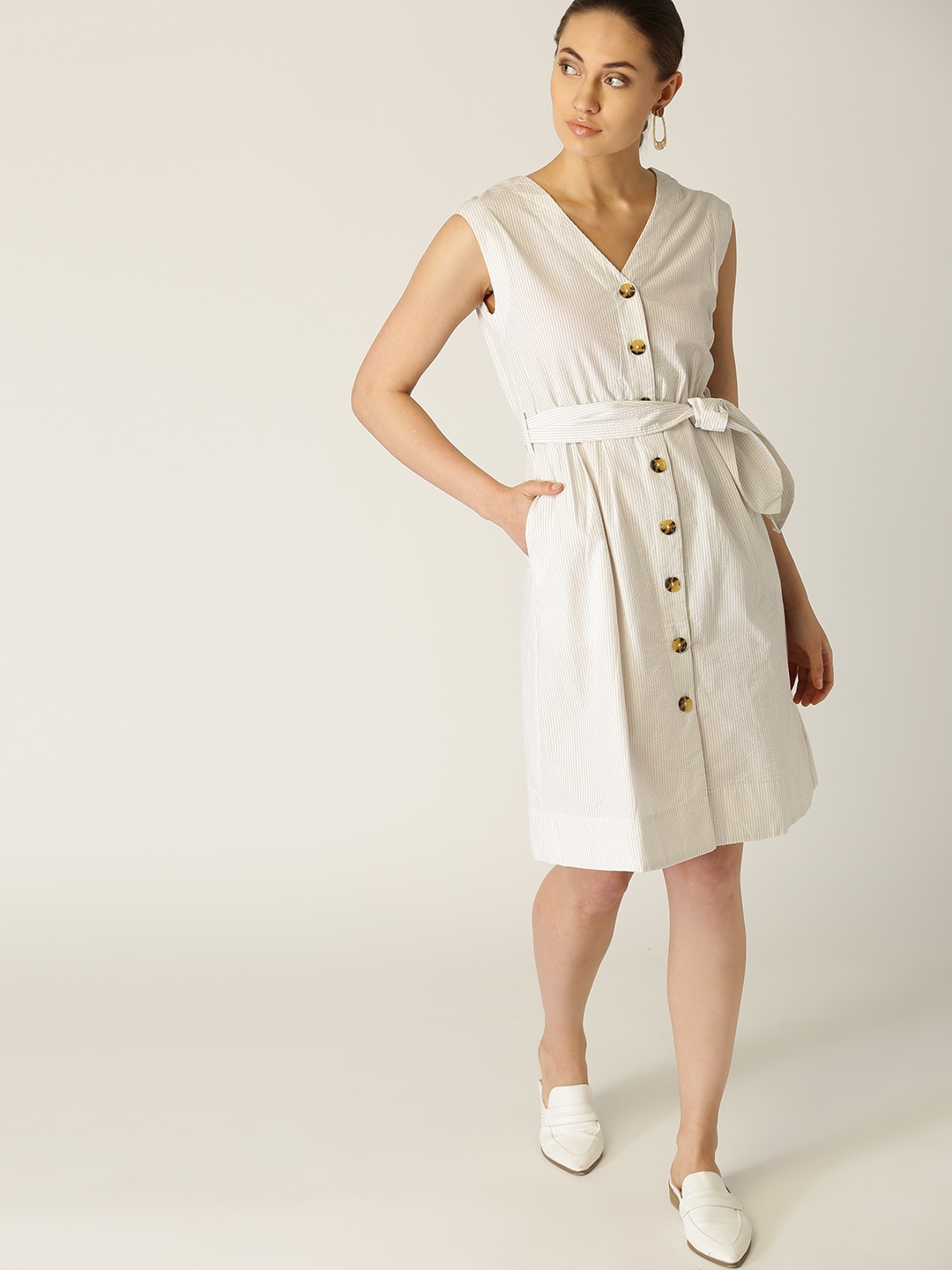 Mango white dress clearance 2019