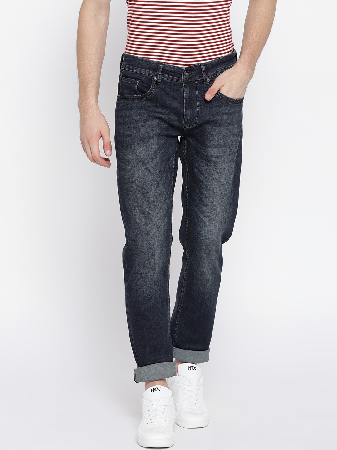 mens stretch jeans regular fit