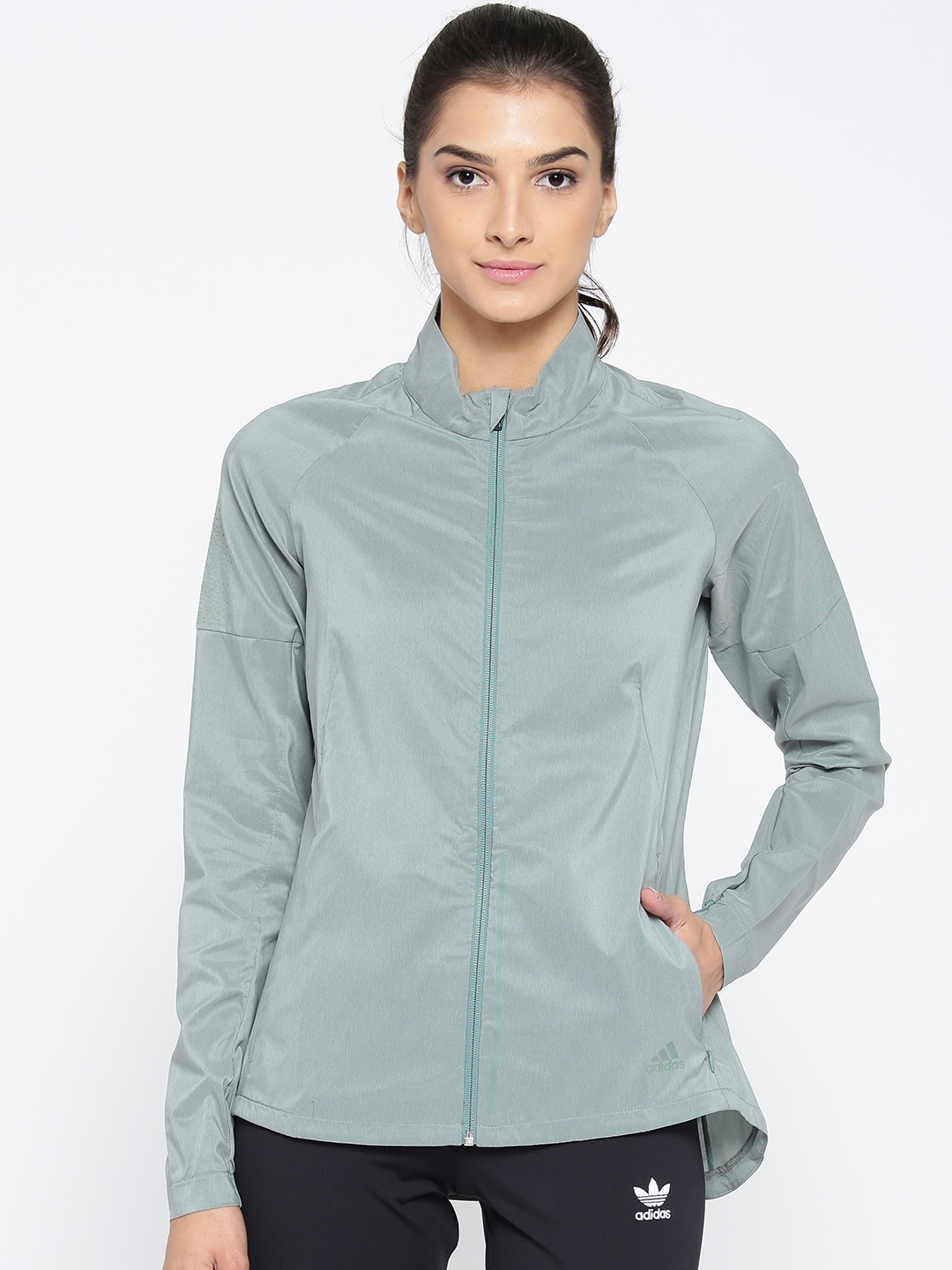green adidas outfit women's