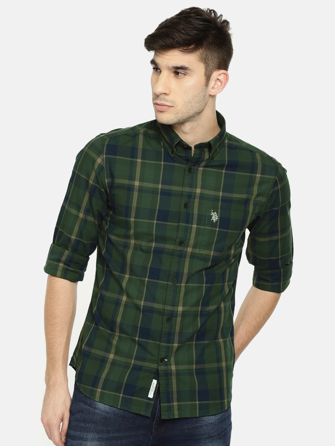 Us navy green shirts clearance