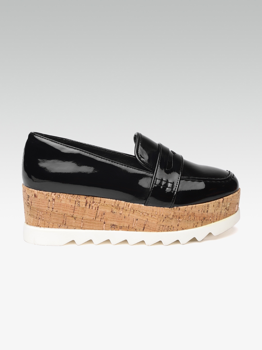 flatform black shoes