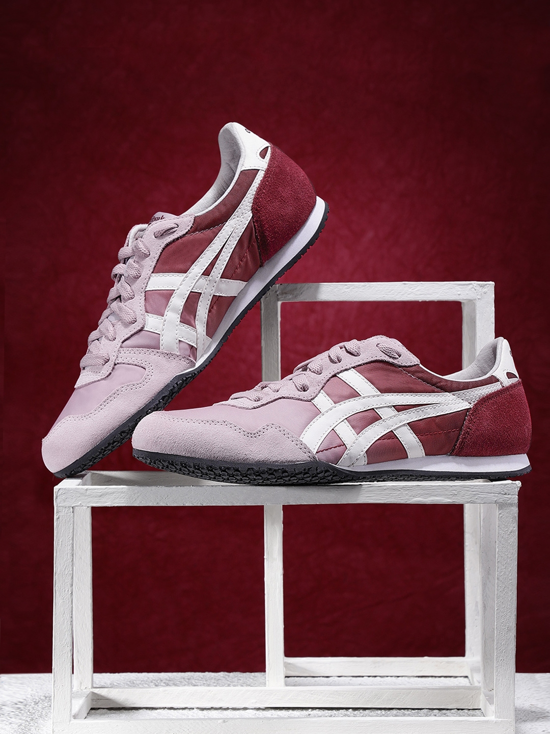 onitsuka tiger serrano mens purple