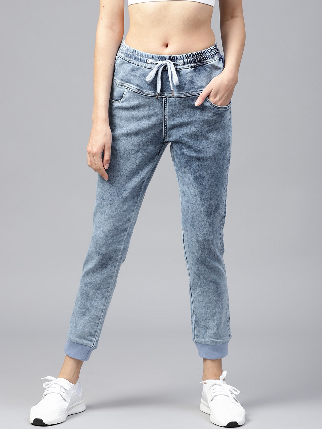 joggers jeans for womens myntra