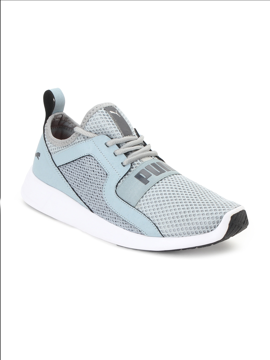 puma gray running shoes