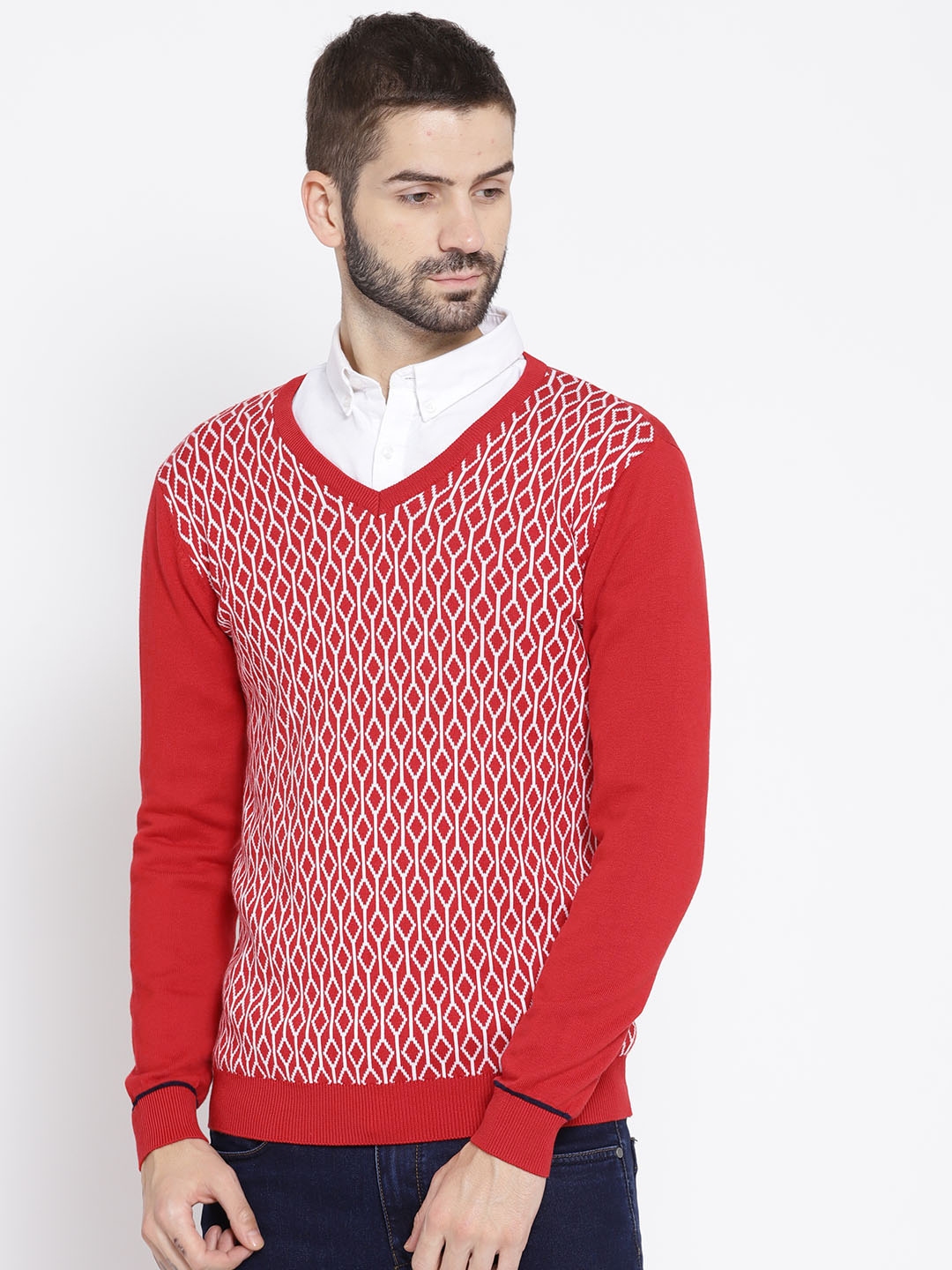 Van heusen 2024 v neck sweater
