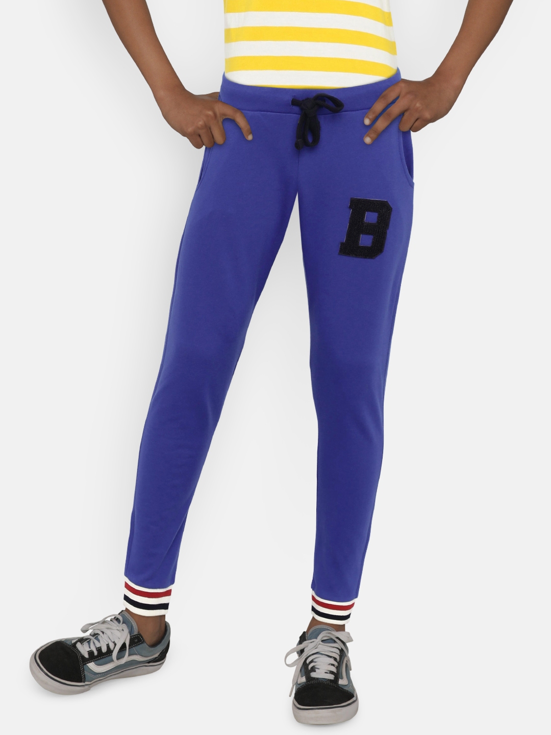 boys blue joggers