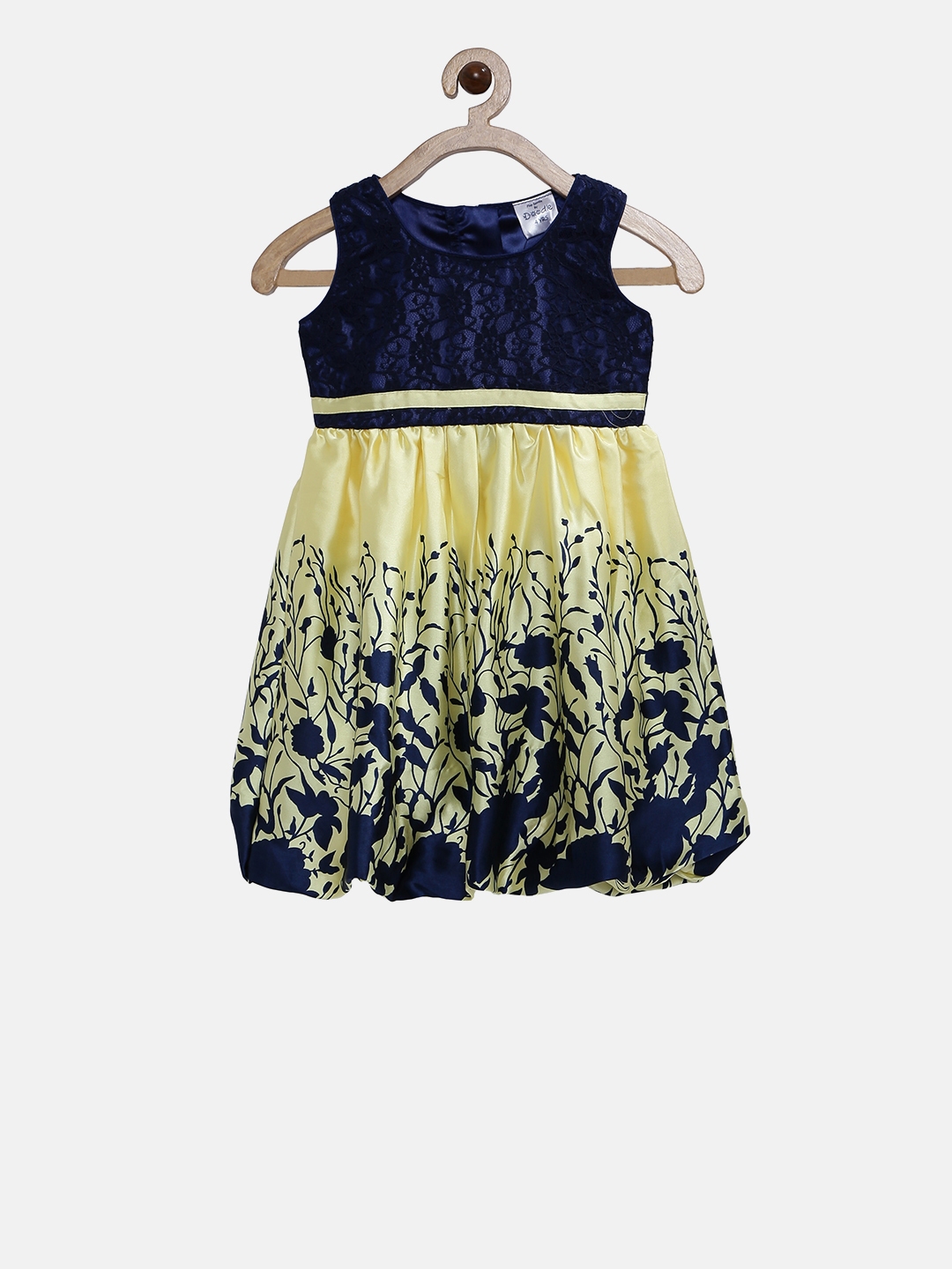 Navy and Yellow Girls Dress