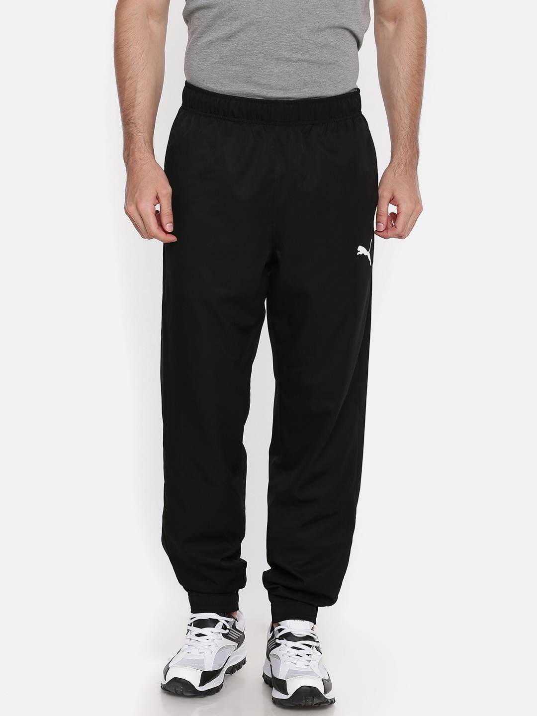 puma black joggers