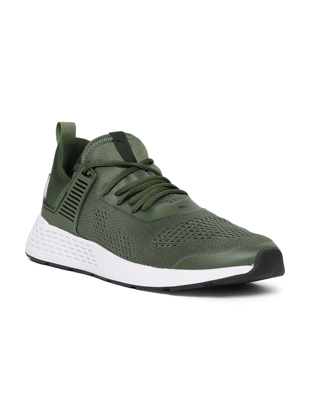 puma olive green sneakers