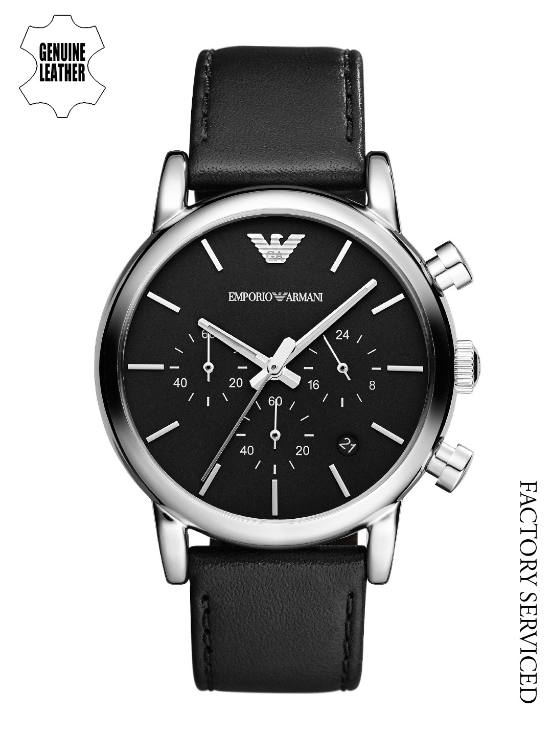 Buy Emporio Armani Men Black Analogue Watch AR1733_Factory_Serviced -  Watches for Men 7078743 | Myntra