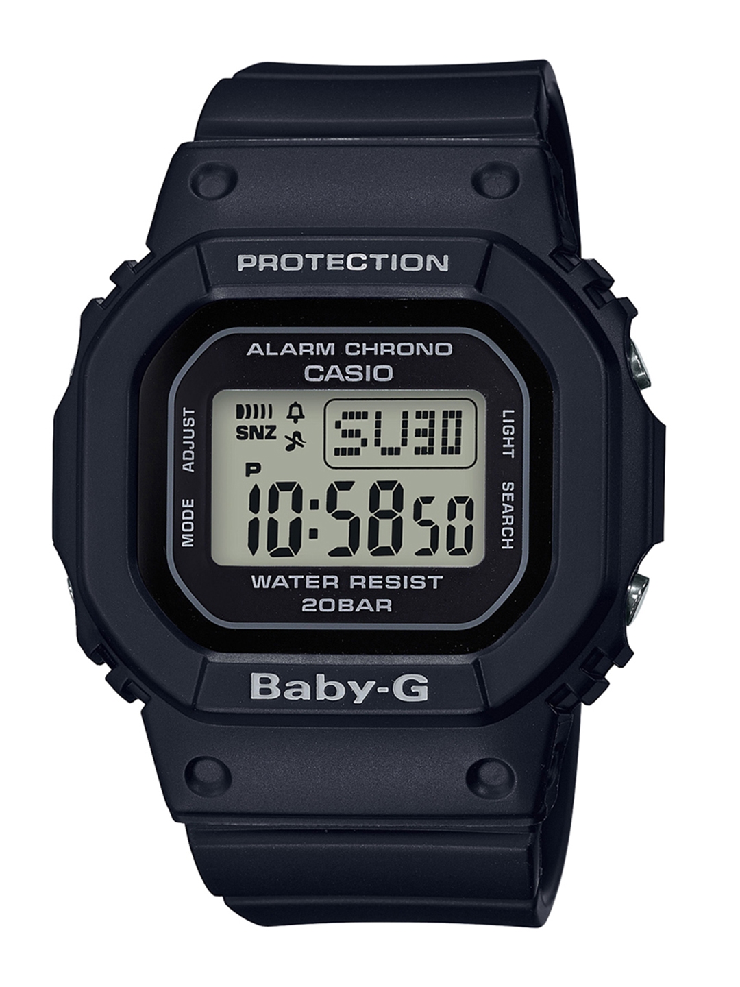 G shock women's black hot sale watch