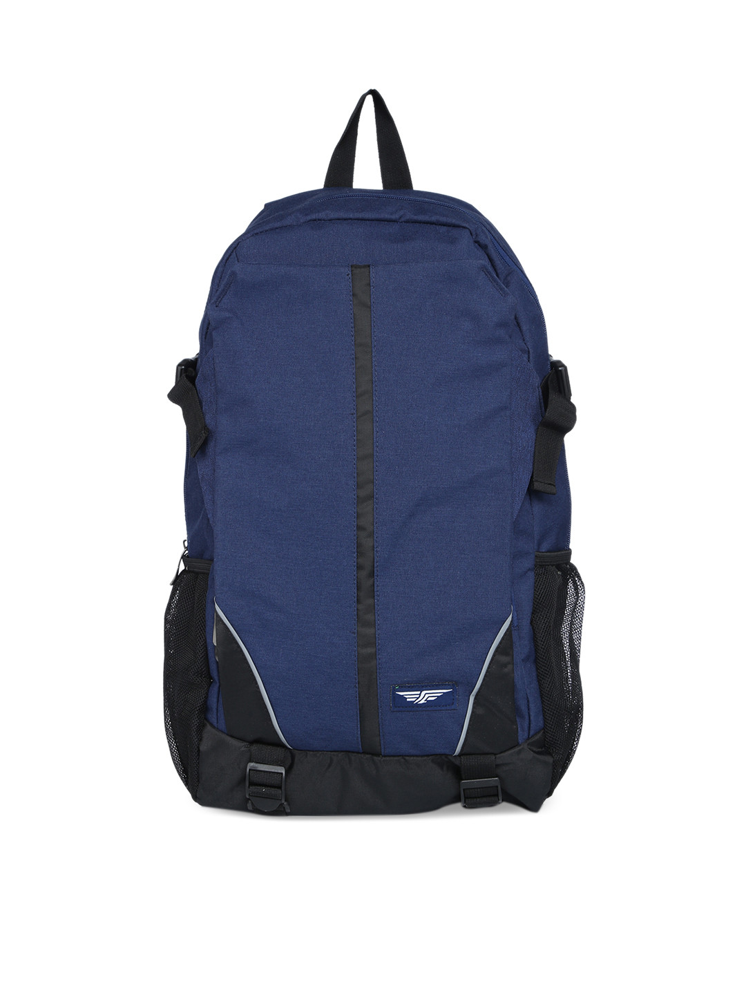 Red Tape Men Navy Blue Solid Backpack