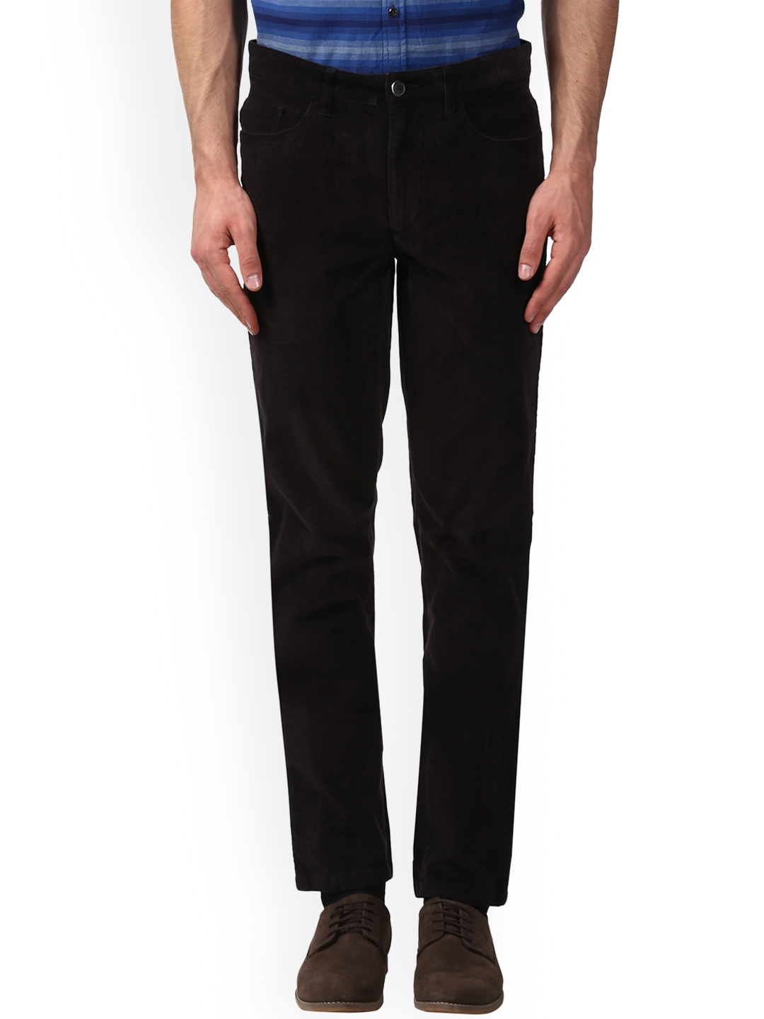 Tapered Fit Black Pants