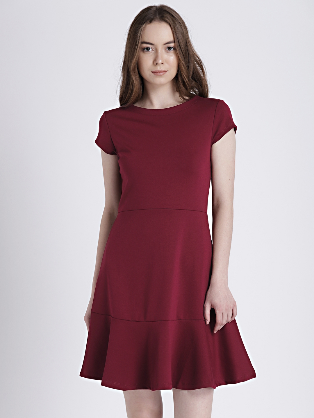 gap burgundy dress