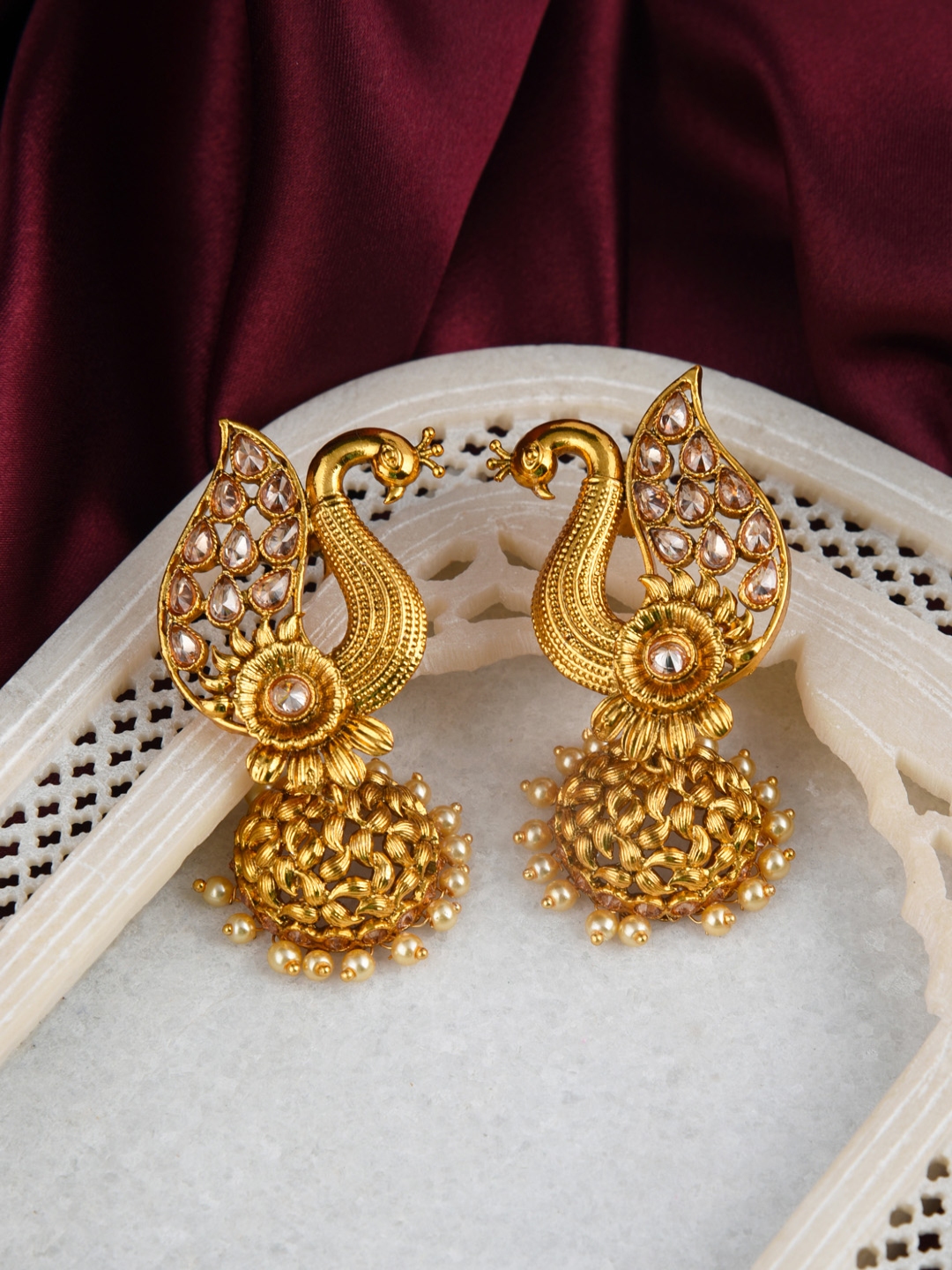 Gold earrings new sale models 2018