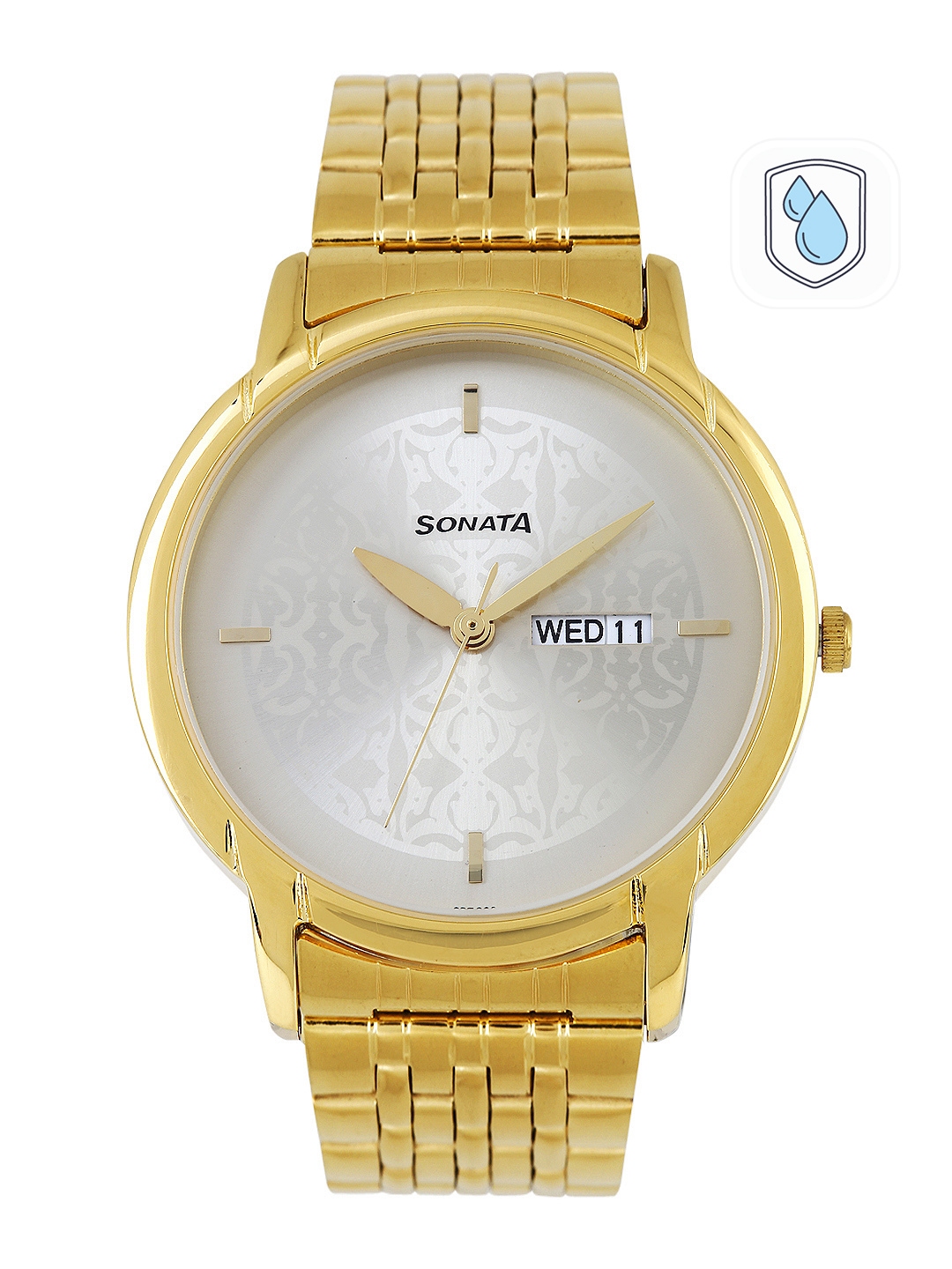 Buy Sonata Men Gold Toned Dial Watch 77031YM04J Watches for Men