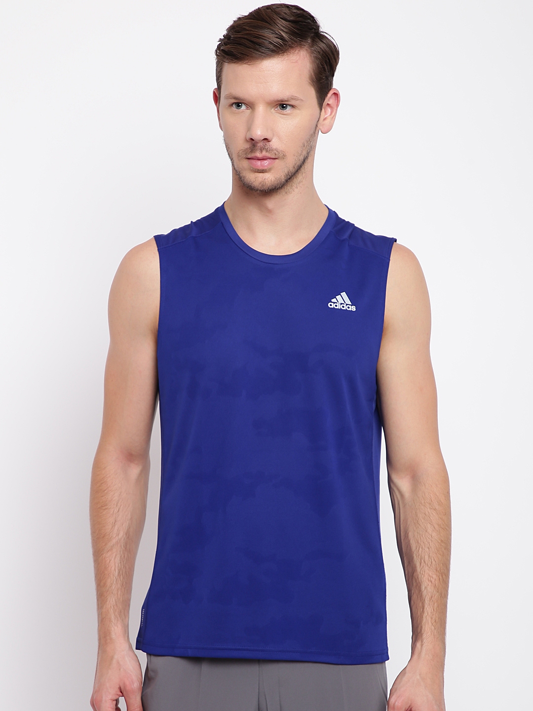 adidas sleeveless t shirt mens