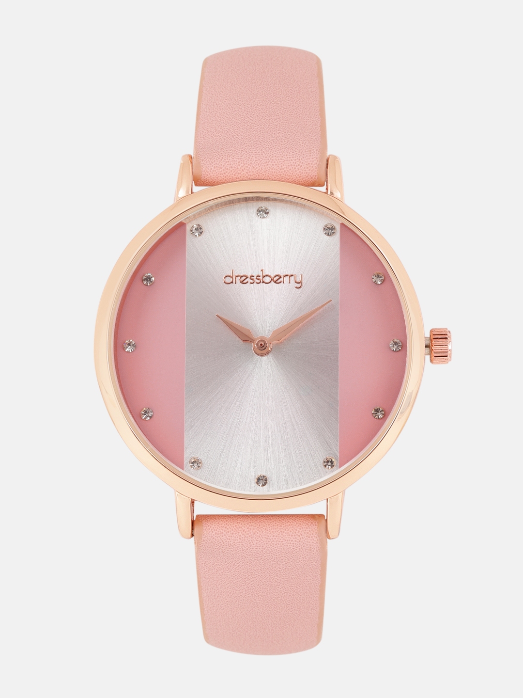 Dressberry women mauve online analogue watch
