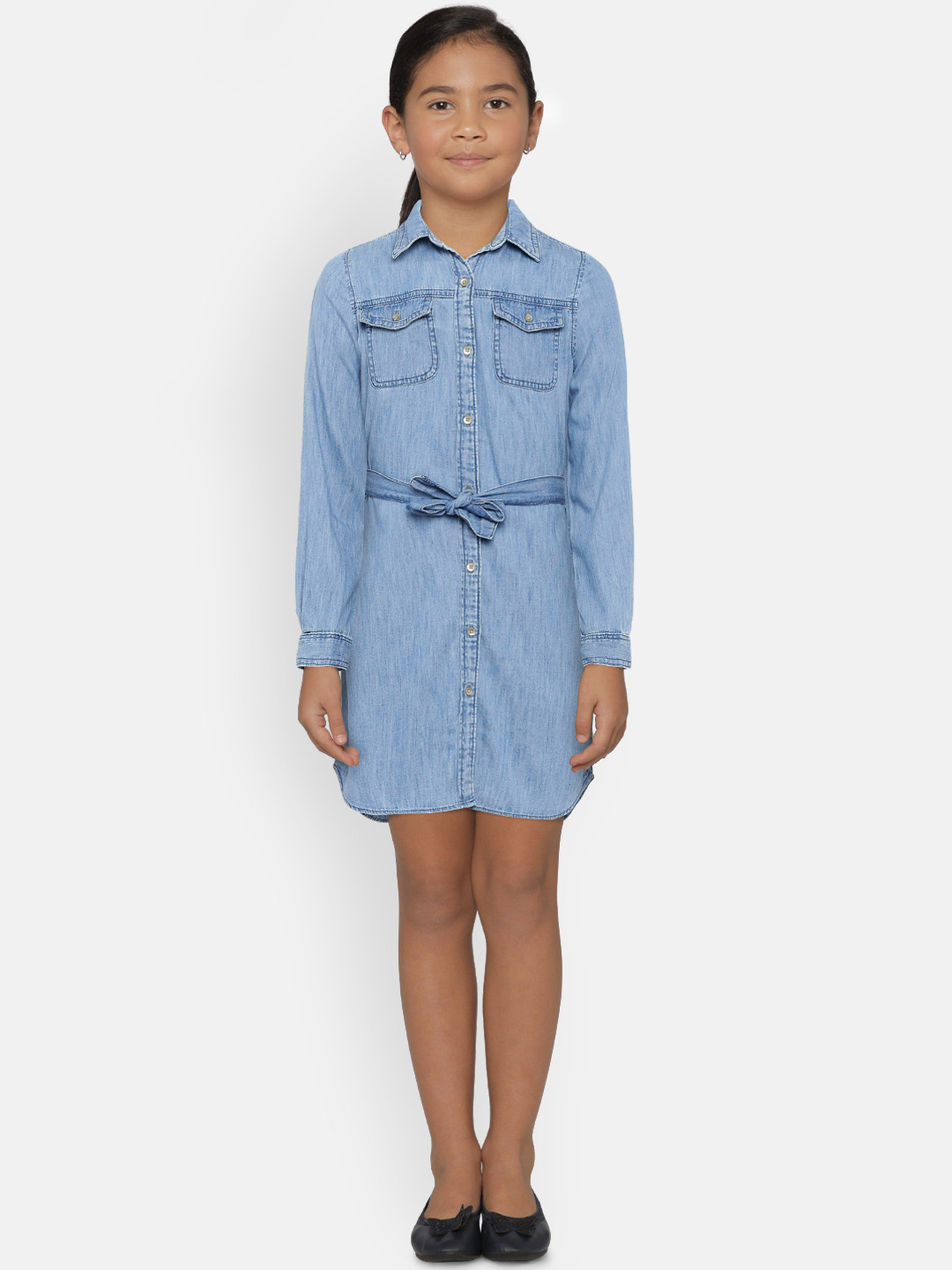 gap girls denim dress
