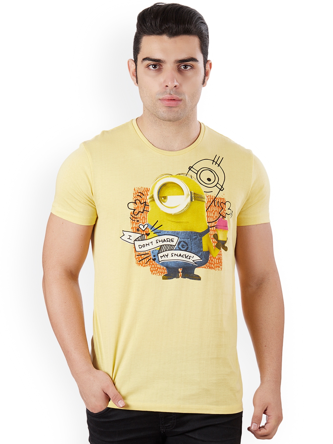 minion t shirt myntra