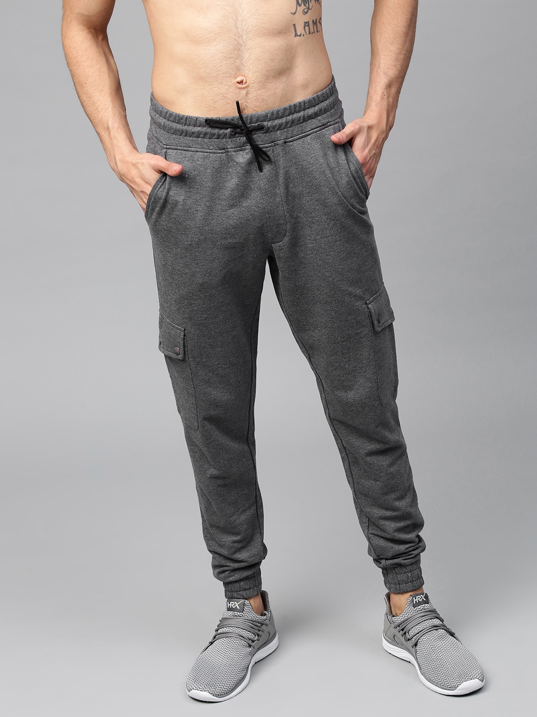 hrx men's track pants