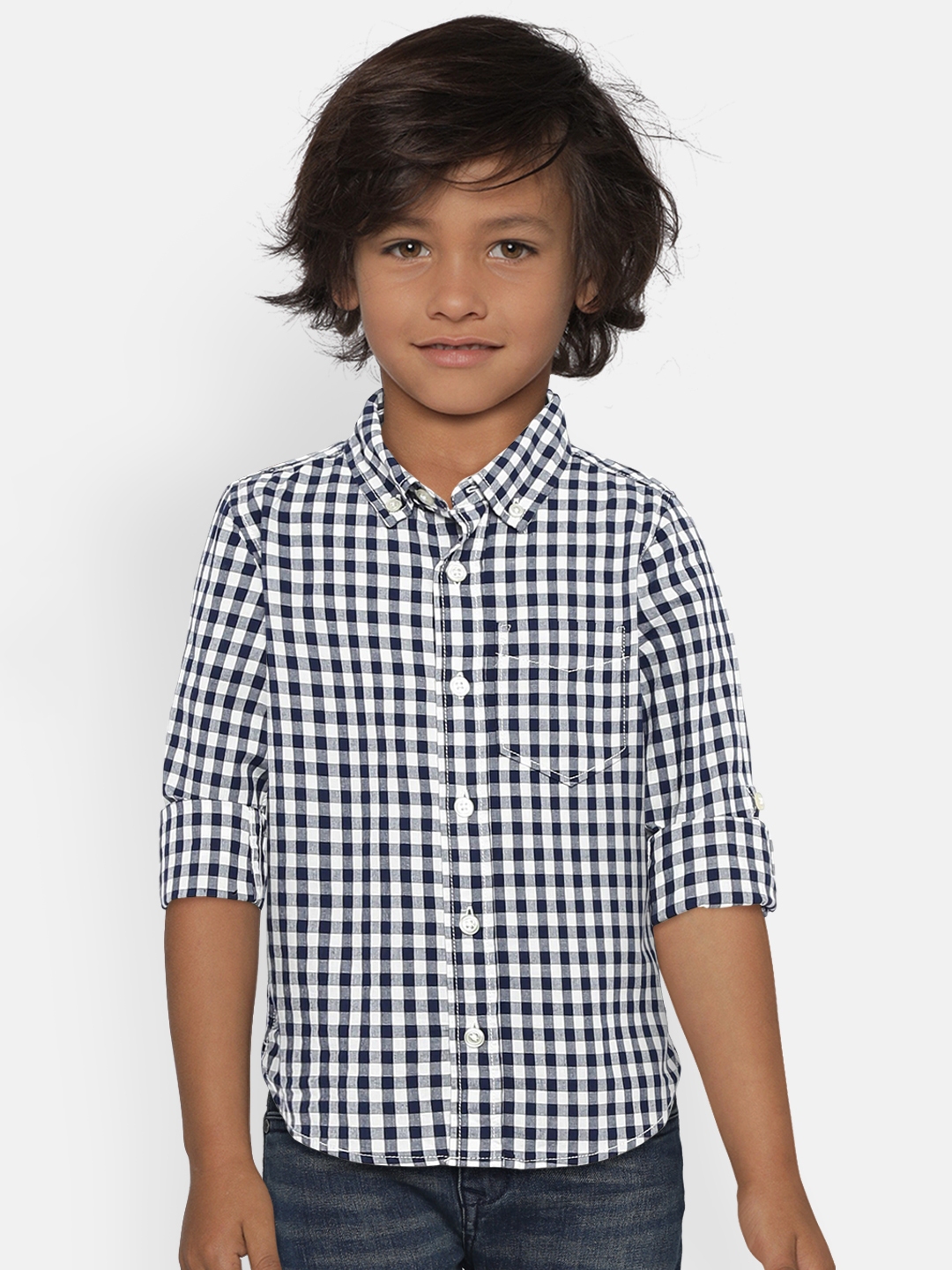 baby boy blue dress shirt