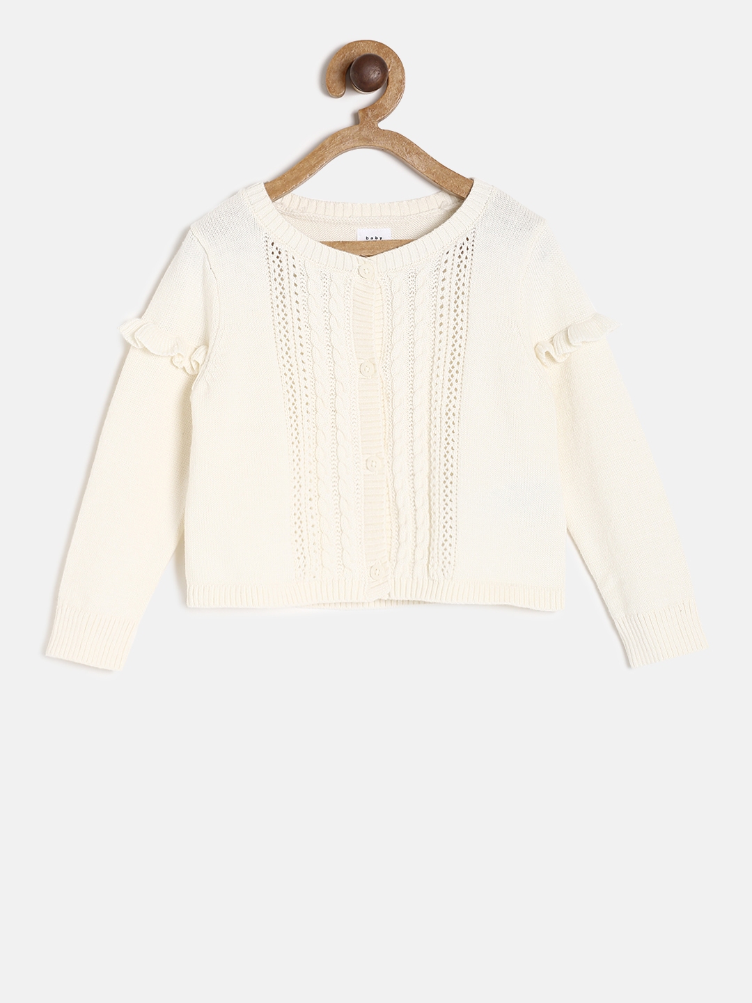 girls ruffle sweater