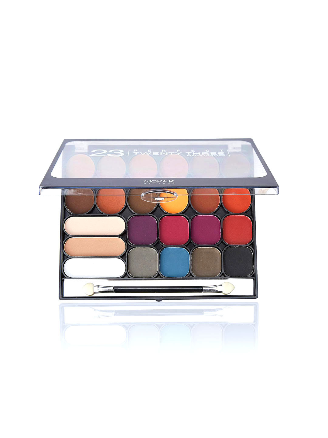 Nicka K Perfect Twenty Three Matte Colors Eyeshadow & Blush Palette - Shade AP036