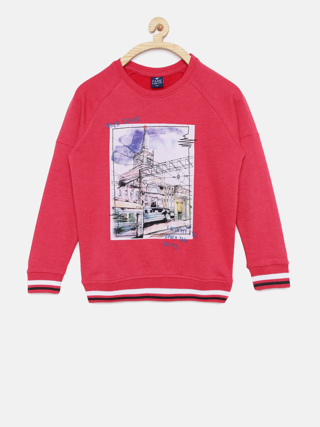 boys pink sweatshirt