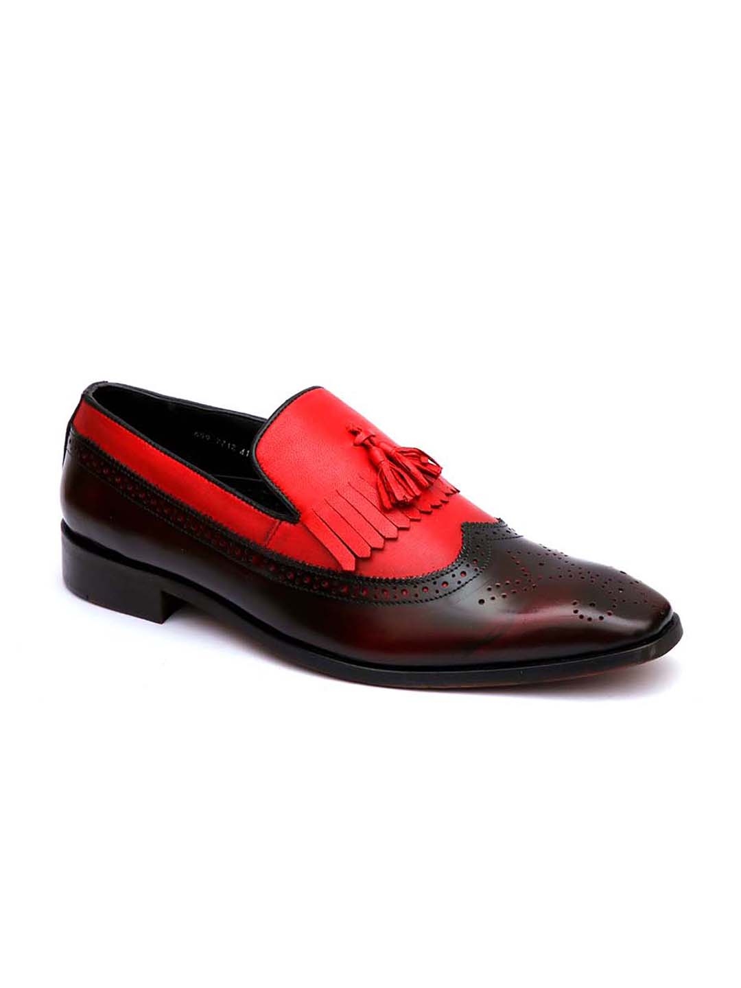 cherry red formal shoes