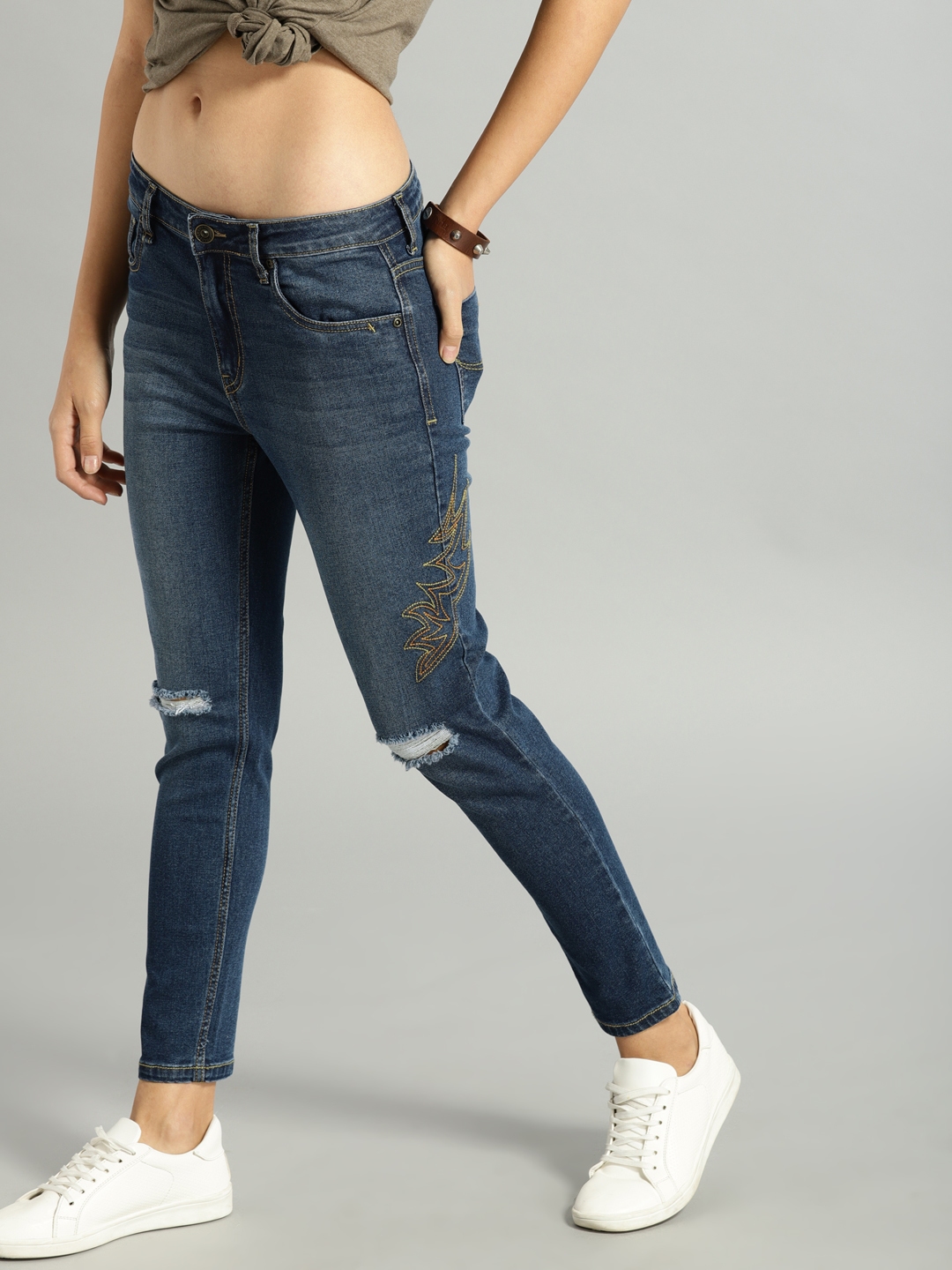 distressed jeans myntra