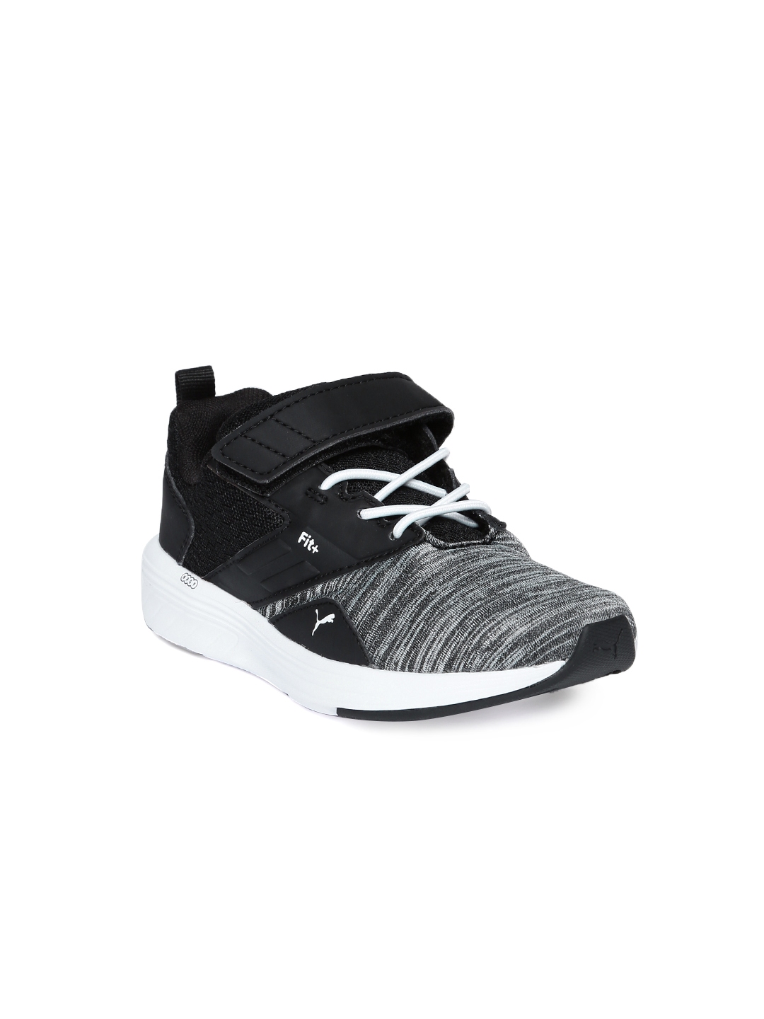 Buy Puma Kids Grey Melange Black NRGY Comet V PS Sneakers