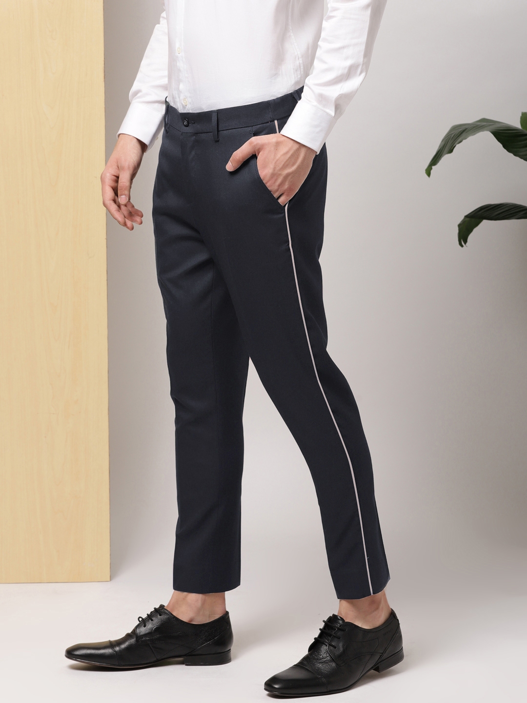cropped formal trousers