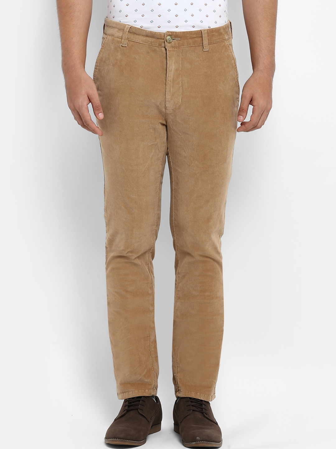 Parx Casual Trousers  Buy Parx Dark Brown Trouser Online  Nykaa Fashion