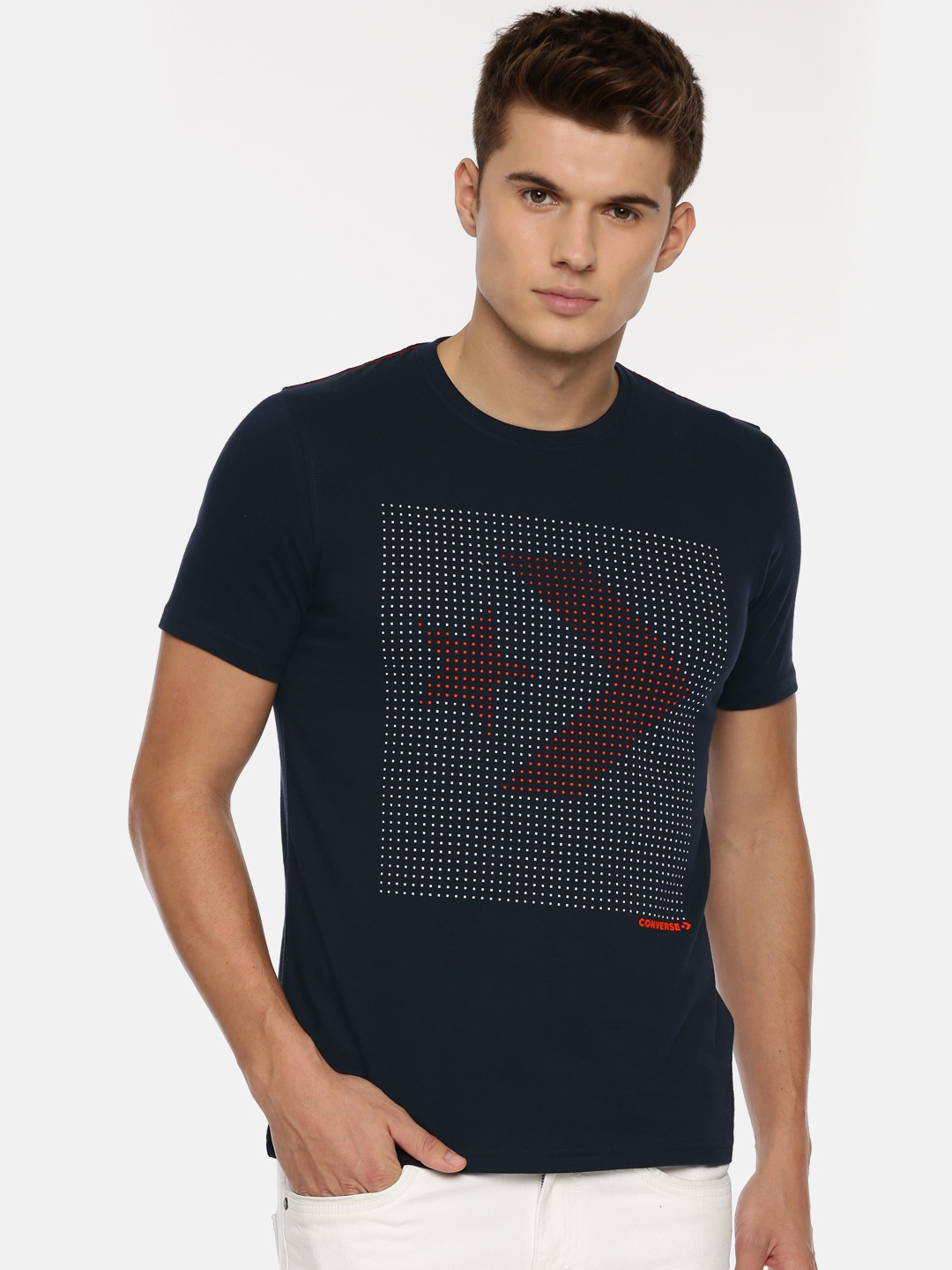 converse round neck t shirt