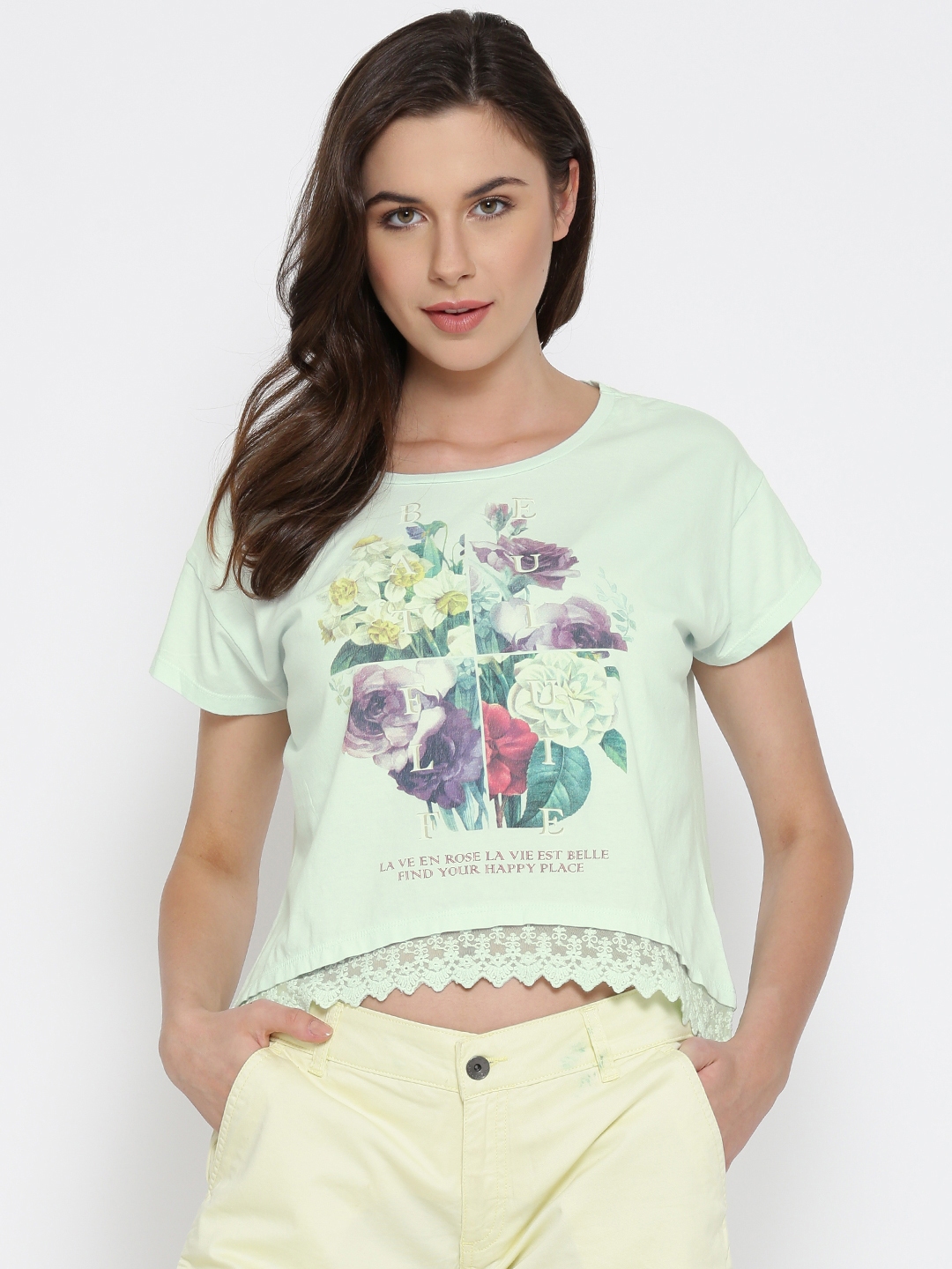 mint colored women's tops