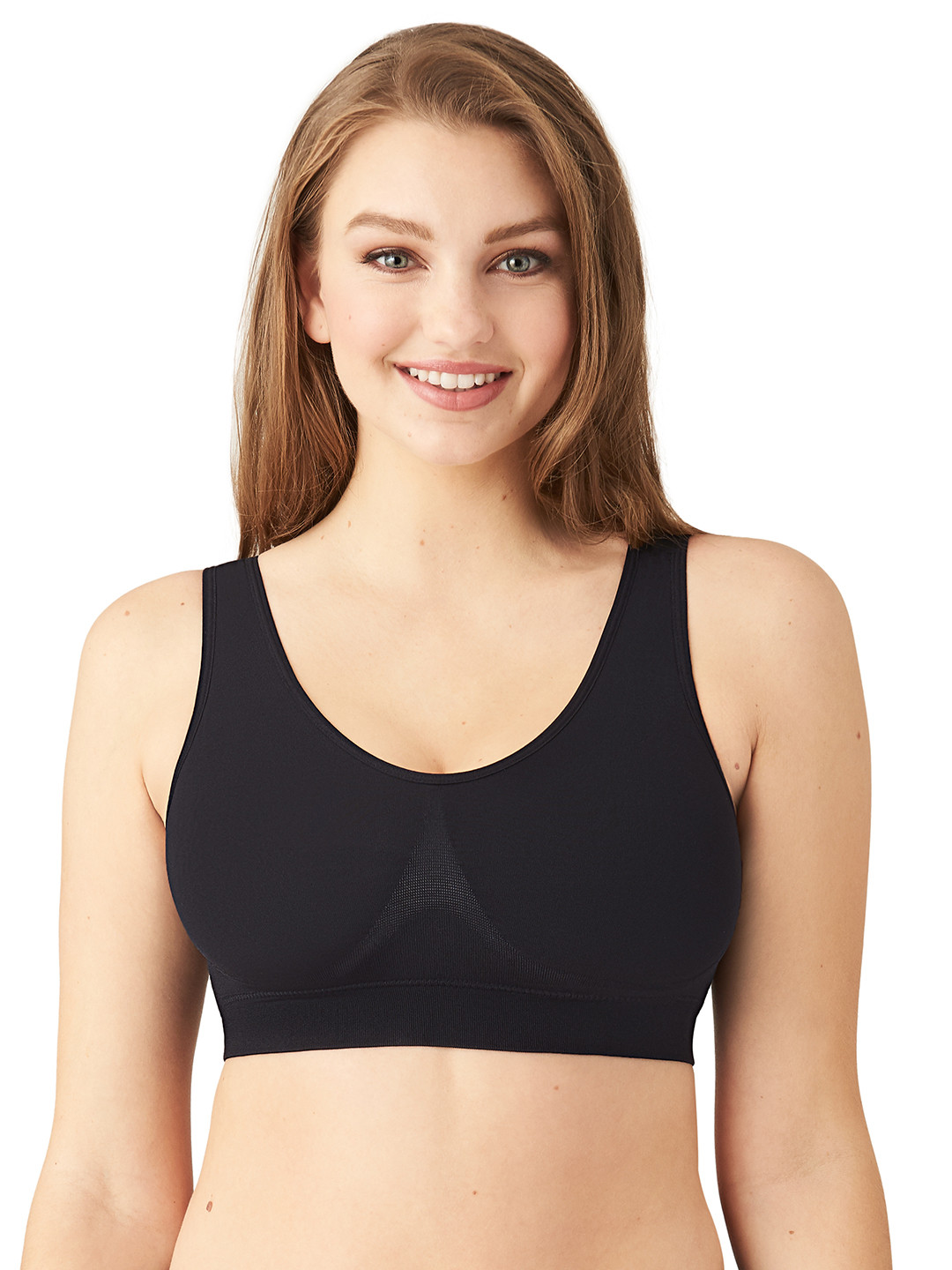 Black Solid Bra