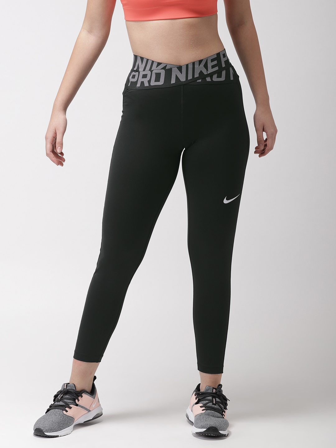 Buy Nike Black AS W NP TGHT CROSSOVER Tights - Tights for Women 7182446