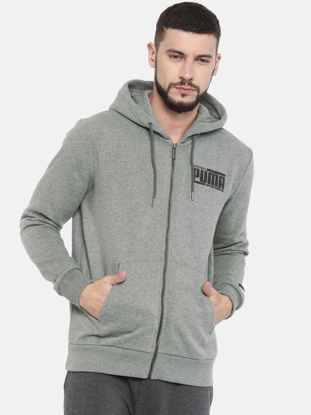 Puma style athletics hotsell fz hoody