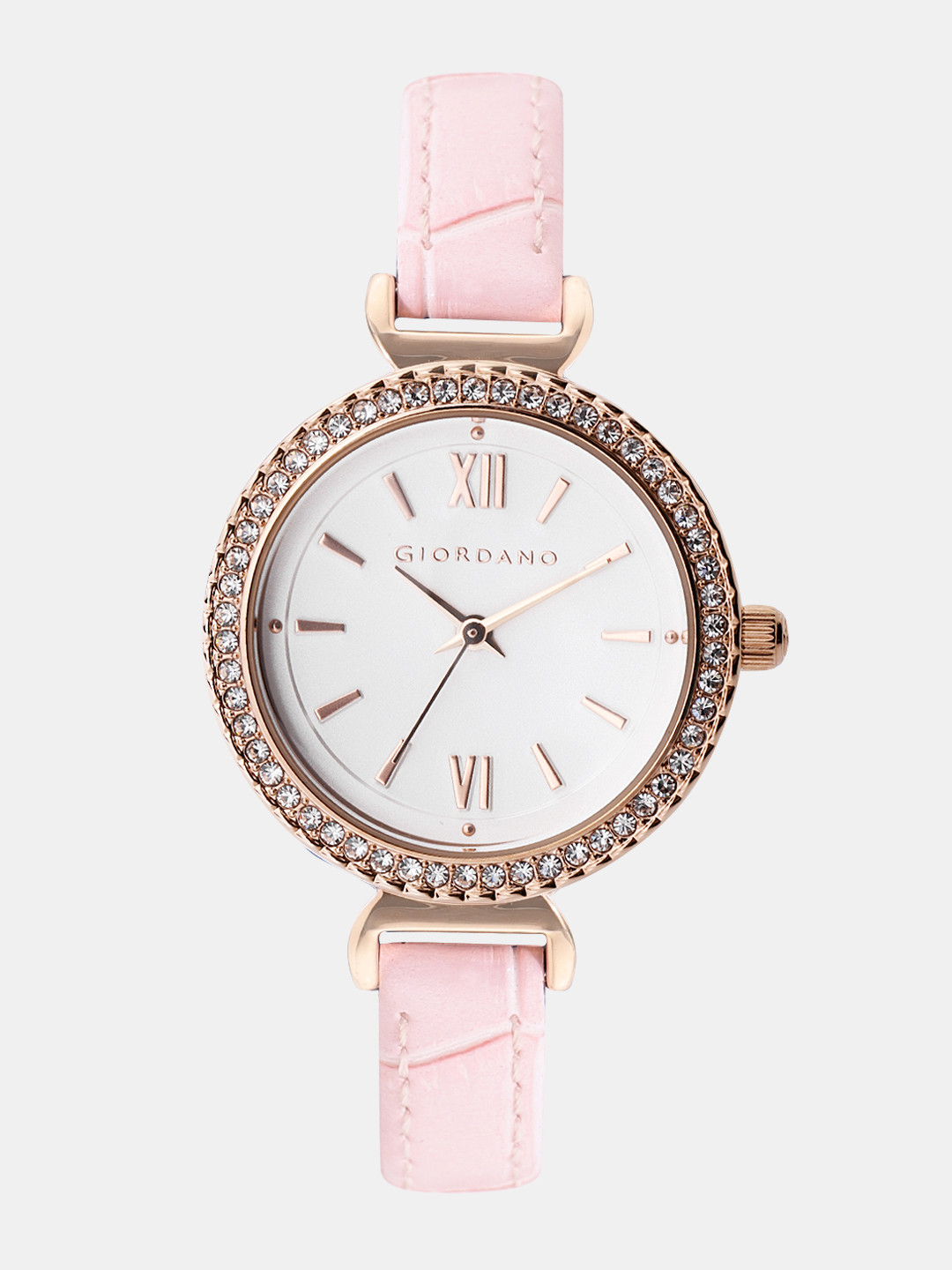 GIORDANO Women White Analogue Watch A2080-04