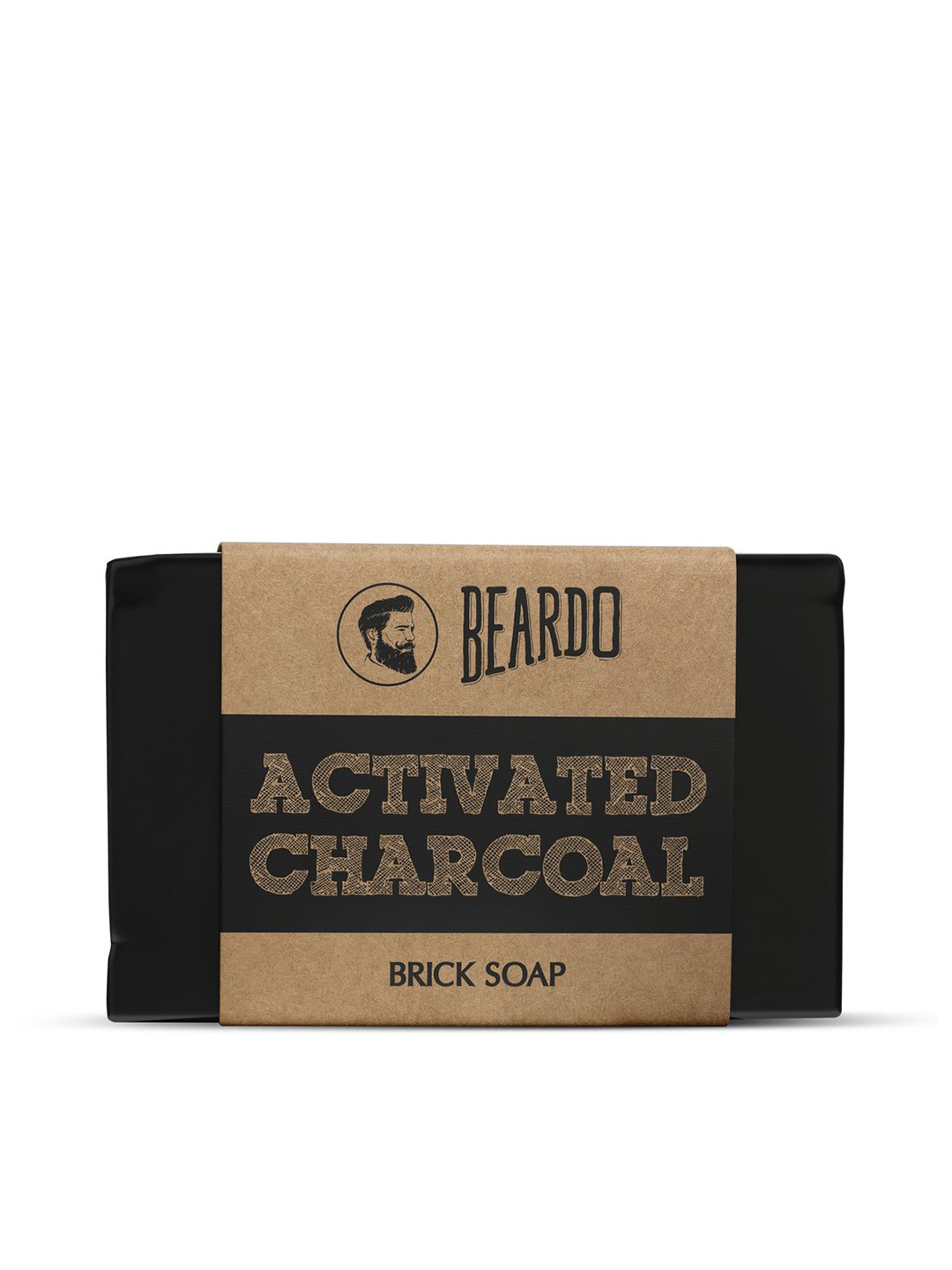 Beardo Men Activated Charcoal Brick Soap 125g