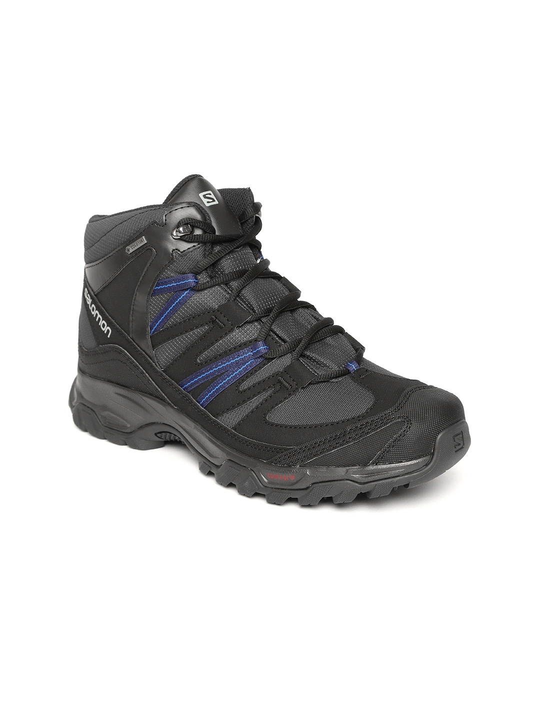 reb Ups klodset Buy Salomon Men Black Mudstone Mid 2 GTX Phantom Mid Top Trekking Shoes -  Sports Shoes for Men 7187189 | Myntra
