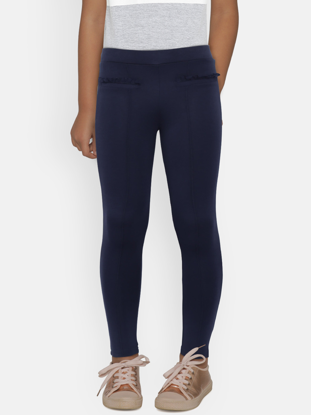 Ladies navy treggings clearance