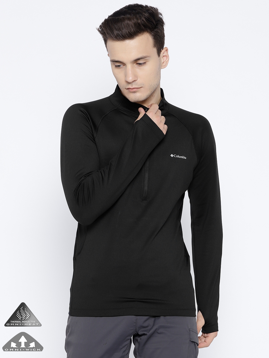 Columbia omni shop heat half zip