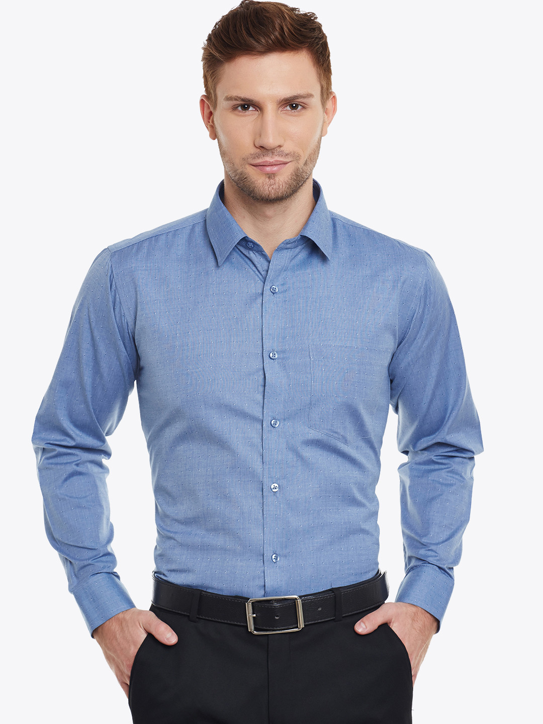 Buy English Navy Men Blue Slim Fit 